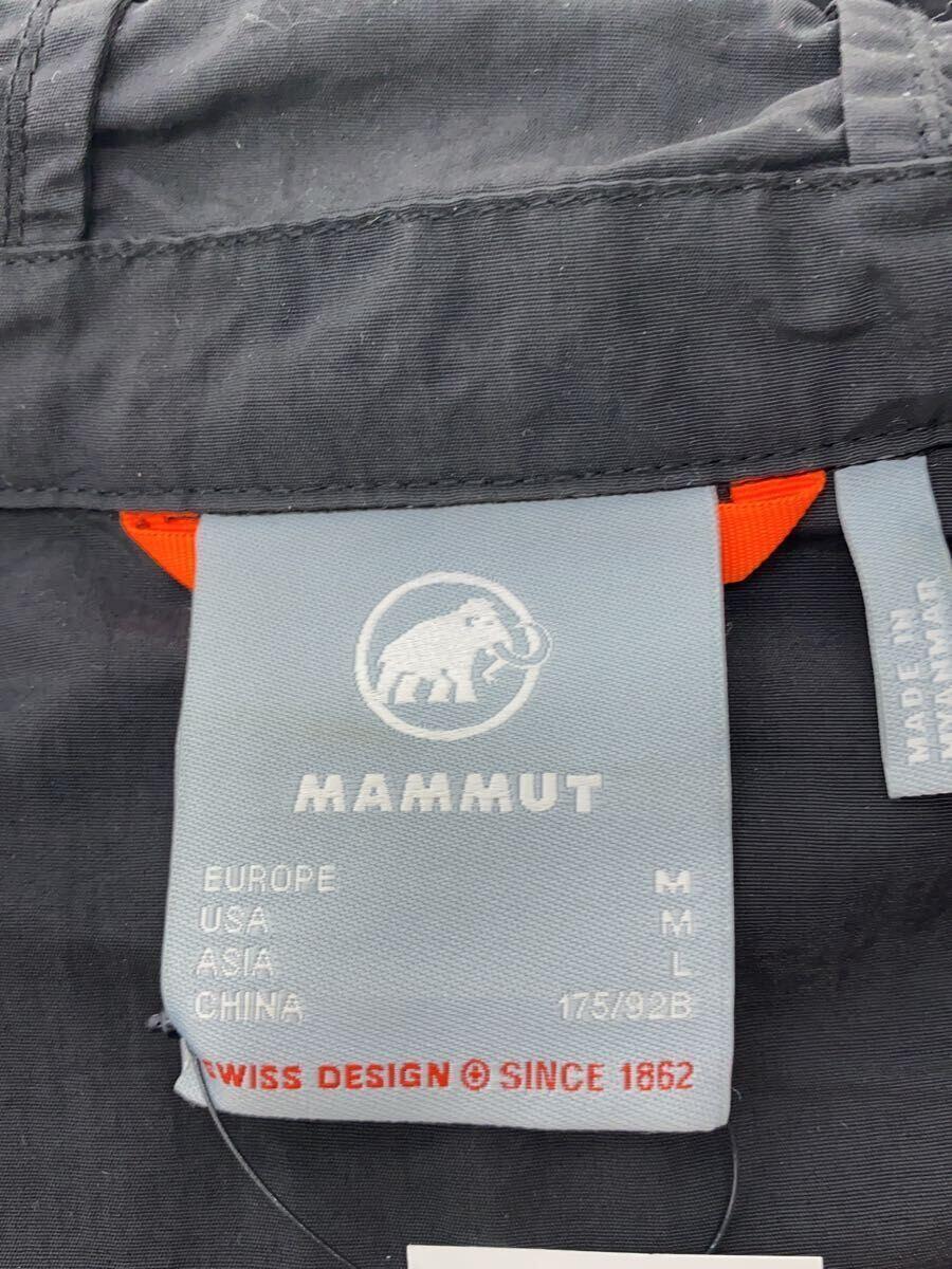 MAMMUT◆ナイロンジャケット/M/ポリエステル/BLK/1012-00390/Hiking WB Hooded Jacket//_画像3