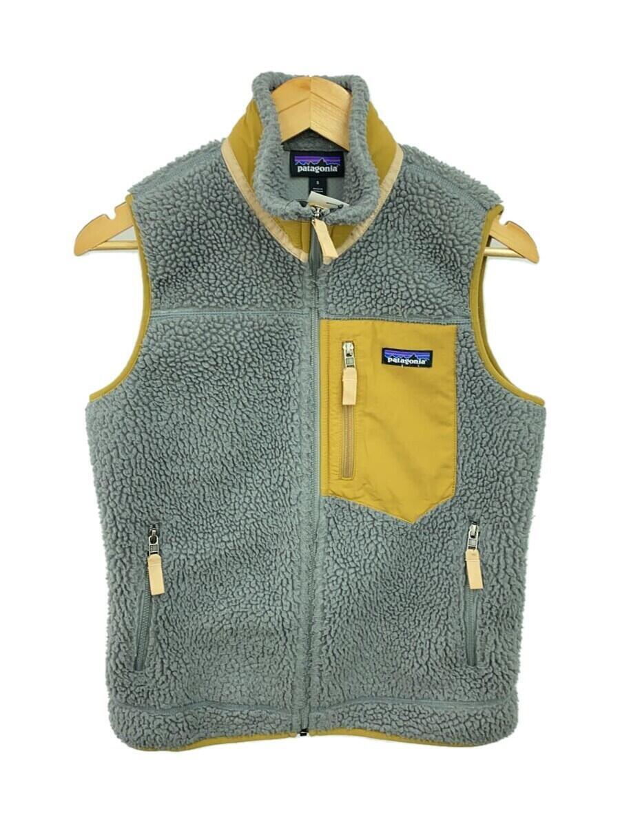 patagonia◆18AW/CLASSIC RETRO-X VEST/フリースベスト/S/ポリエステル/GRY/23083FA18_画像1