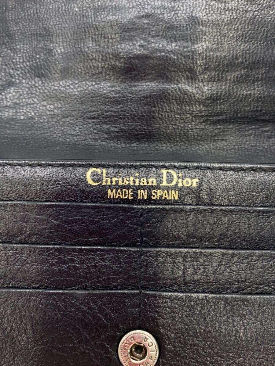 Christian Dior◆長財布/-/BLK/メンズ_画像3