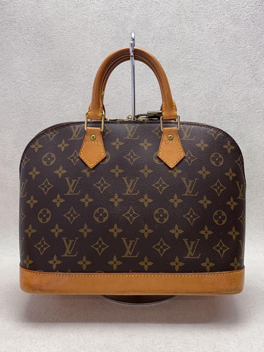 LOUIS VUITTON◆アルマ_モノグラム・キャンバス_BRW/PVC/BRW/M51130_画像3