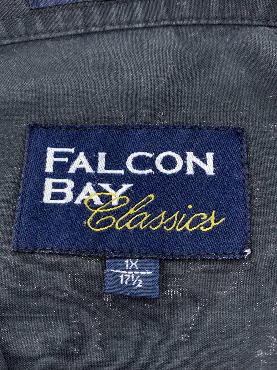 FALCON BAY/キューバシャツ/半袖シャツ/XL/コットン/BLK//_画像3