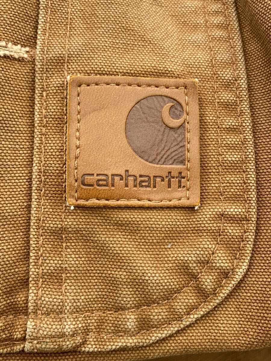 Carhartt◆オーバーオール/48/コットン/キャメル/R27/Duck Bib Overall/ダブルニー_画像3