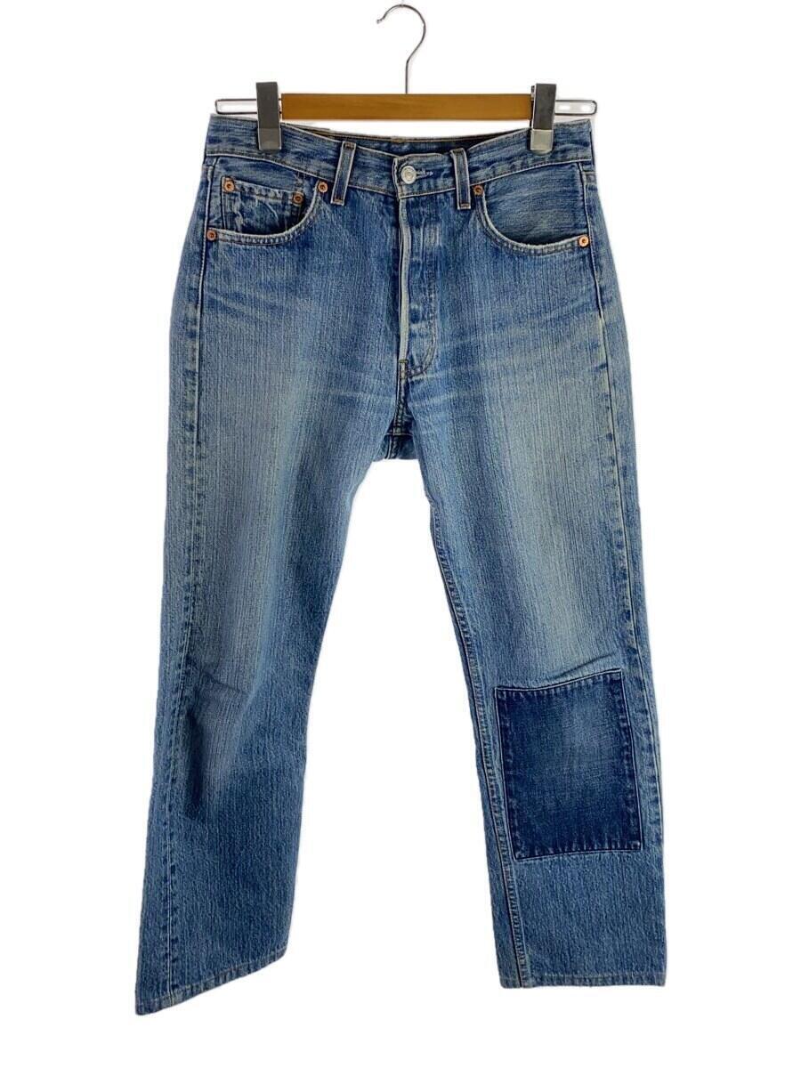 Levi’s◆■501/パッチワークデニムパンツ/ボタン裏555/バレンシア工場/MADE IN USA/29_画像1