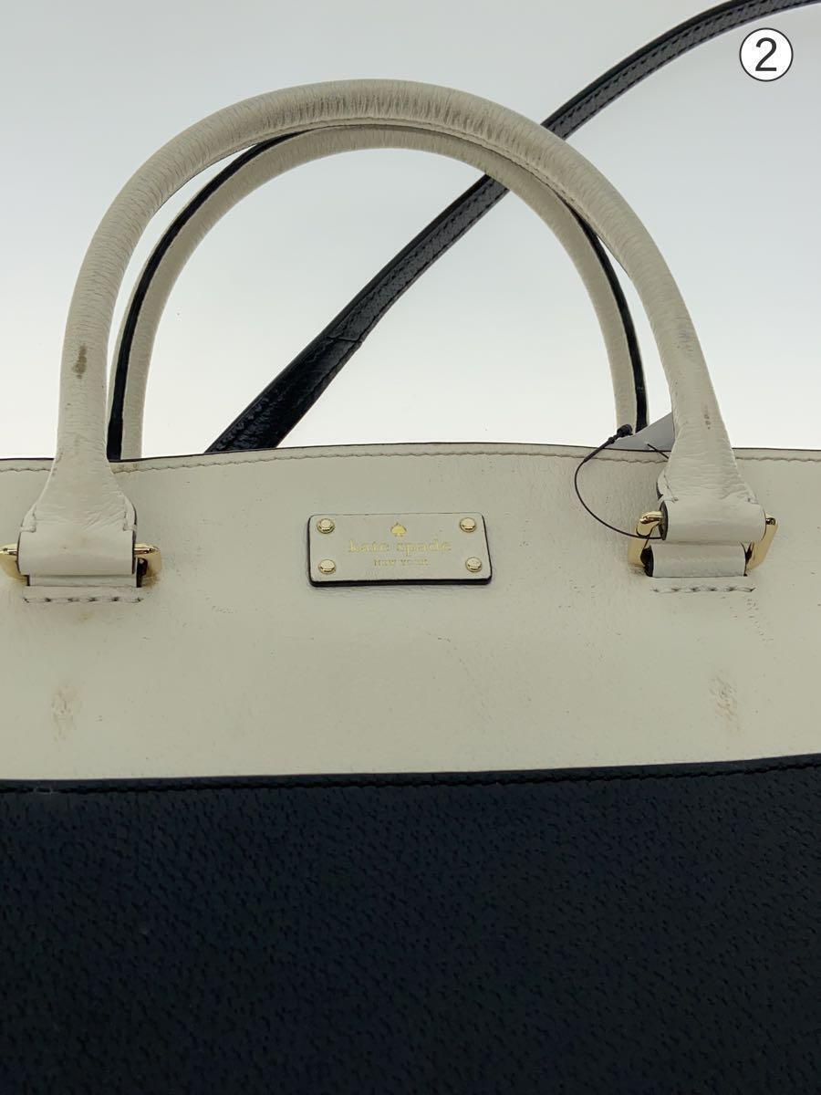 kate spade new york◆2WAY/ハンドバッグ/牛革/CRM/WKRU5322_画像7