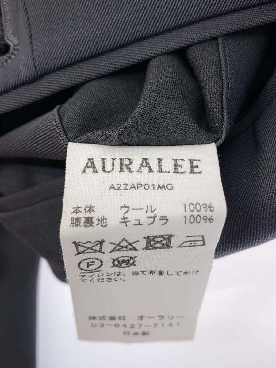 AURALEE◆ボトム/3/ウール/GRY/無地/A22ap01MG_画像6