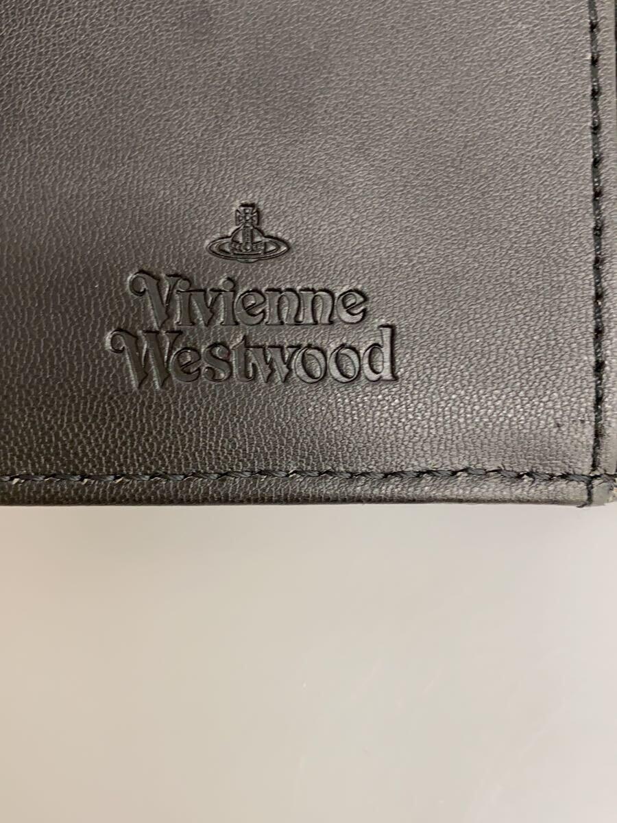 Vivienne Westwood◆3つ折り財布/レザー/BLK/メンズ//_画像3