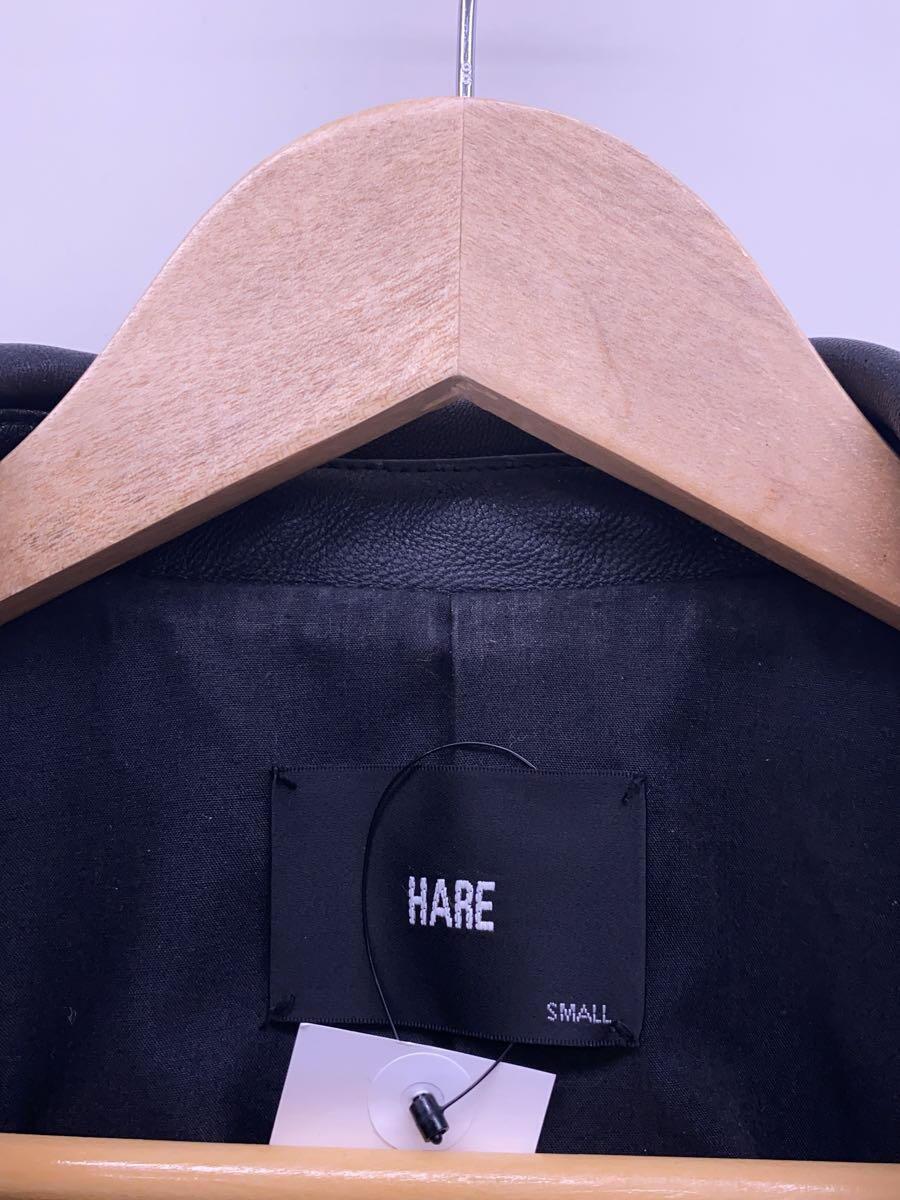 HARE* double rider's jacket /S/ sheep leather /BLK/HA030007AD