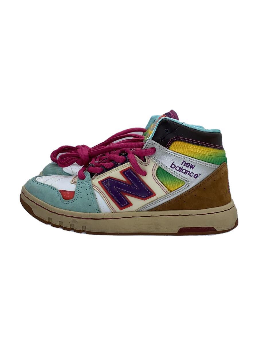 NEW BALANCE◆ハイカットスニーカー/23.5cm/マルチカラー/P600BM_画像1