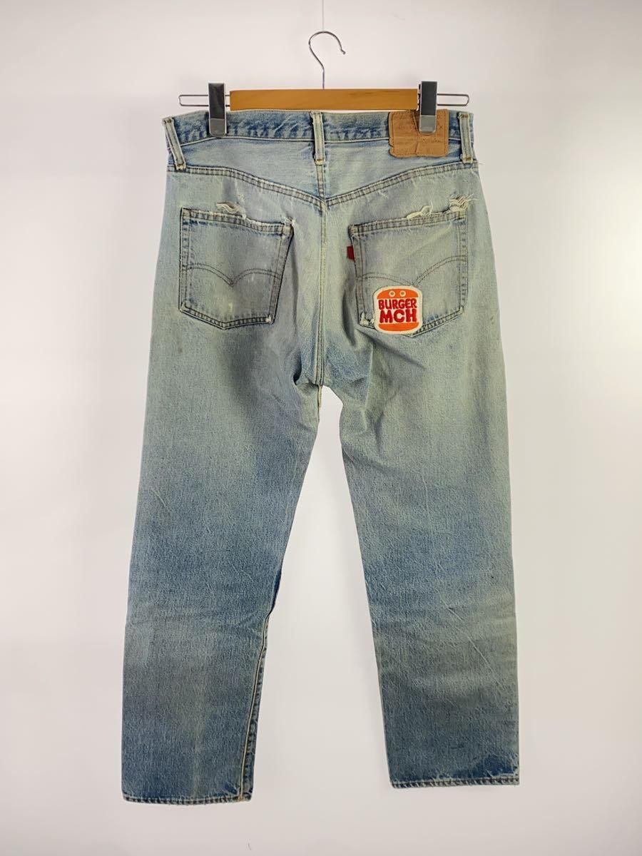 Levi’s◆66後期/ボタン裏6/ポケット裏チェーンステッチ/不均等V/コットン/IDG_画像2