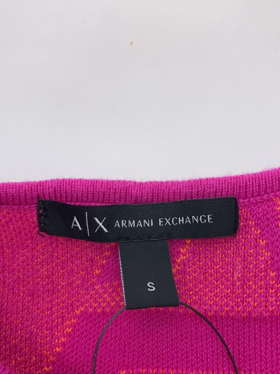 ARMANI EXCHANGE◆セーター(薄手)/S/コットン/PNK/総柄/3HYM1A YMN8Z_画像3