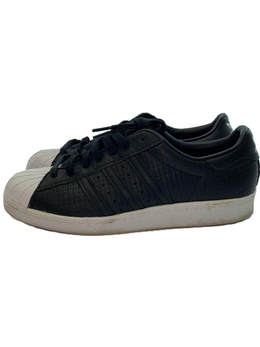 adidas◆SUPERSTAR/スーパースター/ローカットスニーカー/27cm/BLK/S75007_画像1