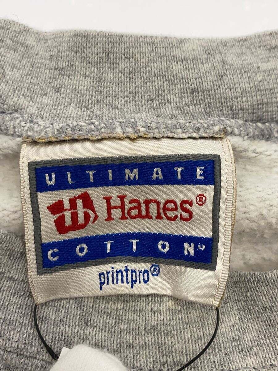 Hanes◆スウェット/-/コットン/GRY/プリント/90S/EAGLES//_画像3