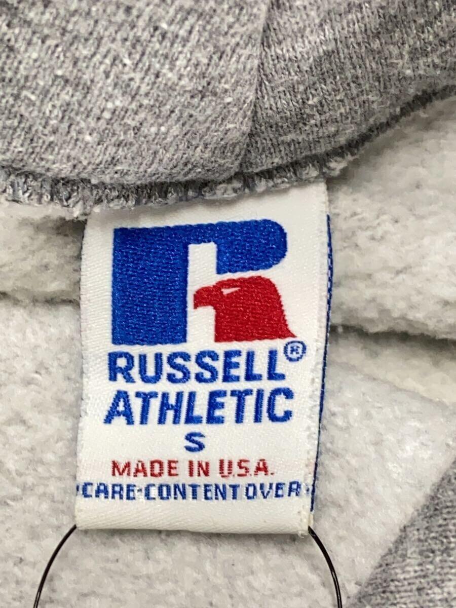 RUSSELL ATHLETIC◆パーカー/S/コットン/GRY/プリント//_画像3