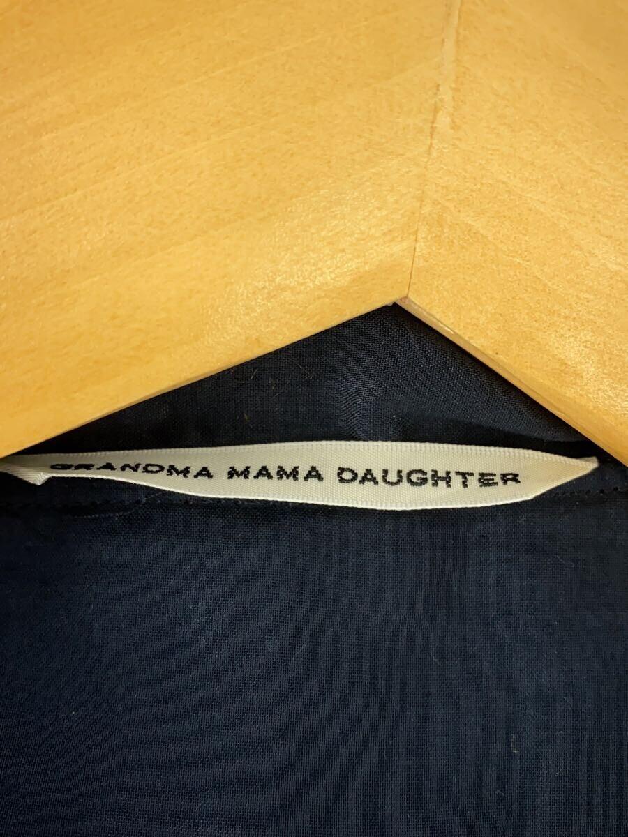 GRANDMA MAMA DAUGHTER◆シャツワンピース/O/コットン/NVY/無地/GE2012051_画像3