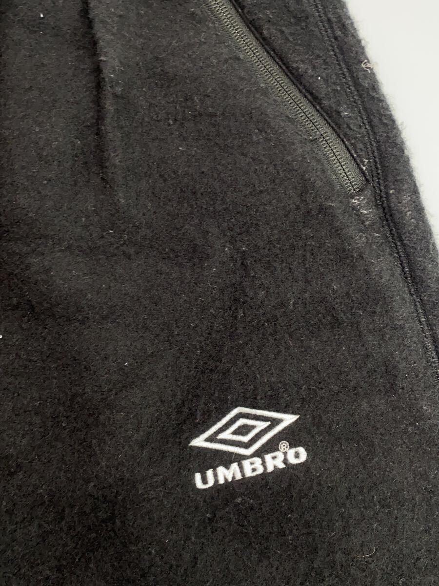 UMBRO◆WOOL BOA FLEECE PANTS/トラックパンツ/ボトム/2/ウール/BLK/10180807u_画像7