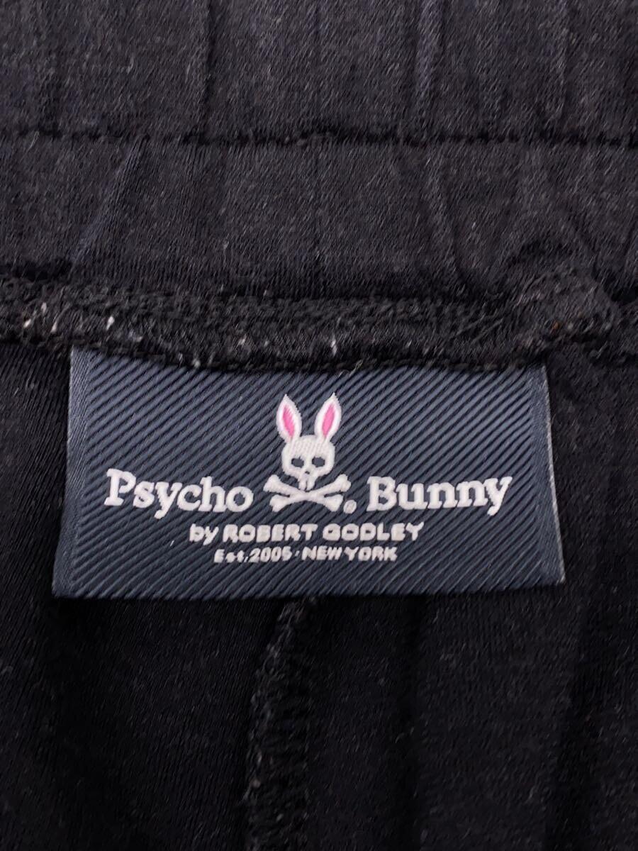 Psycho Bunny◆ストレートパンツ/ロゴ/ロゴパッチ/M/コットン/BLK/CS529_画像4