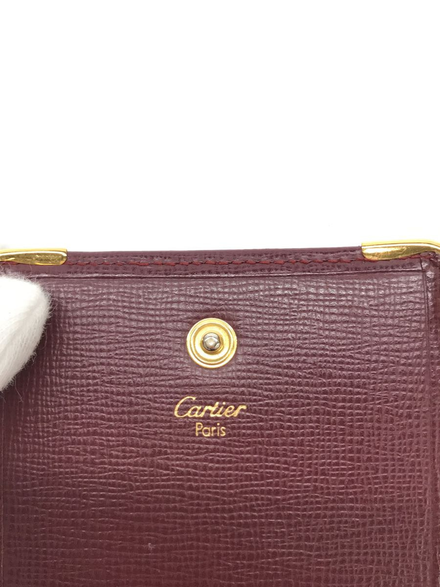 Cartier◆コインケース/レザー/BRD/レディース/角・縁・内側部分に擦れ有_画像3