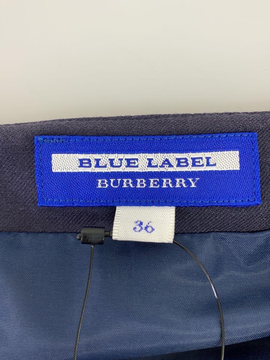 BURBERRY BLUE LABEL◆長袖ワンピース/36/ウール/マルチカラー/チェック/E1J61-103-80_画像3