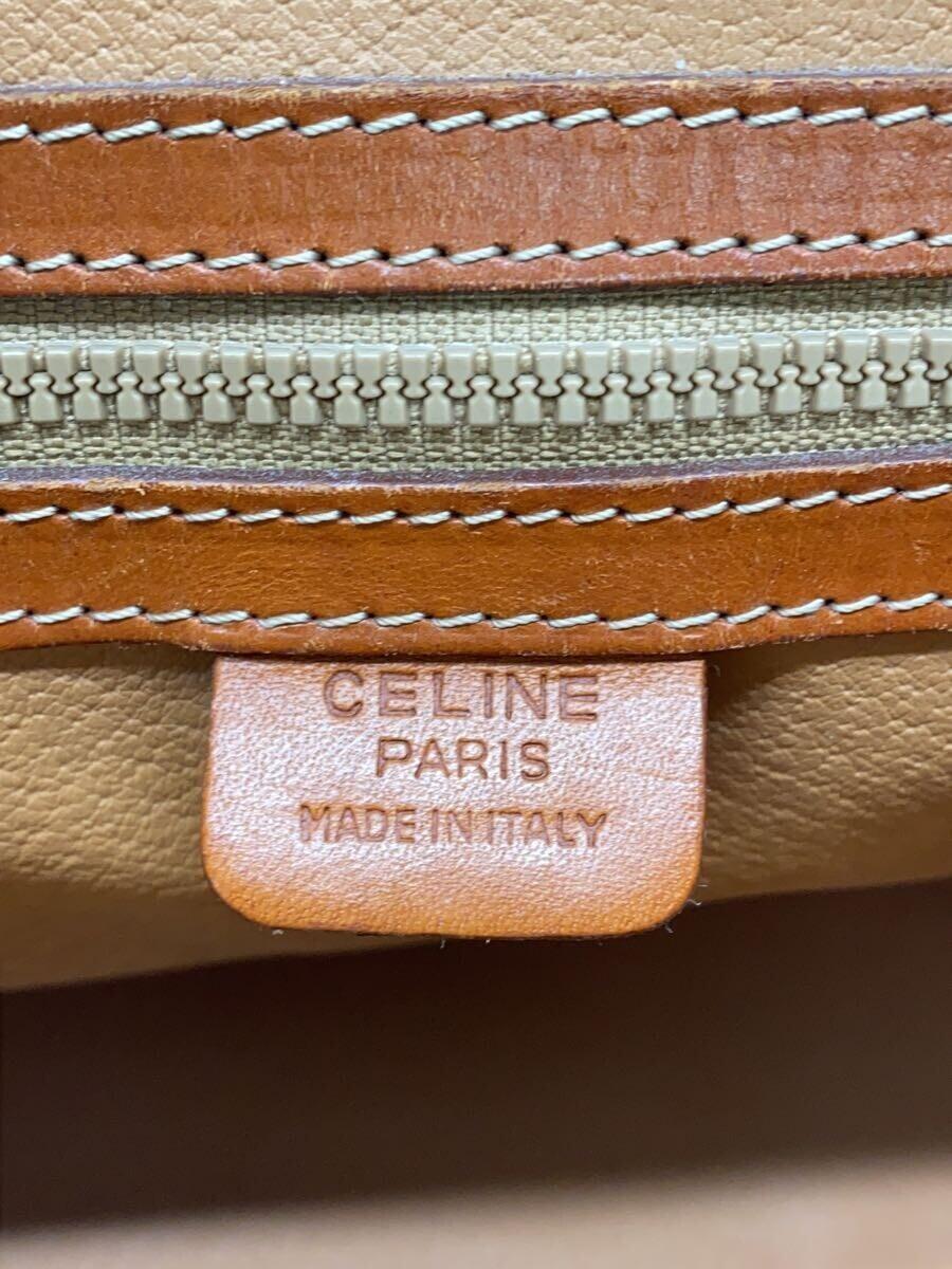 CELINE◆CELINE/セリーヌ/ハンドバッグ/レザー/ブラウン_画像5