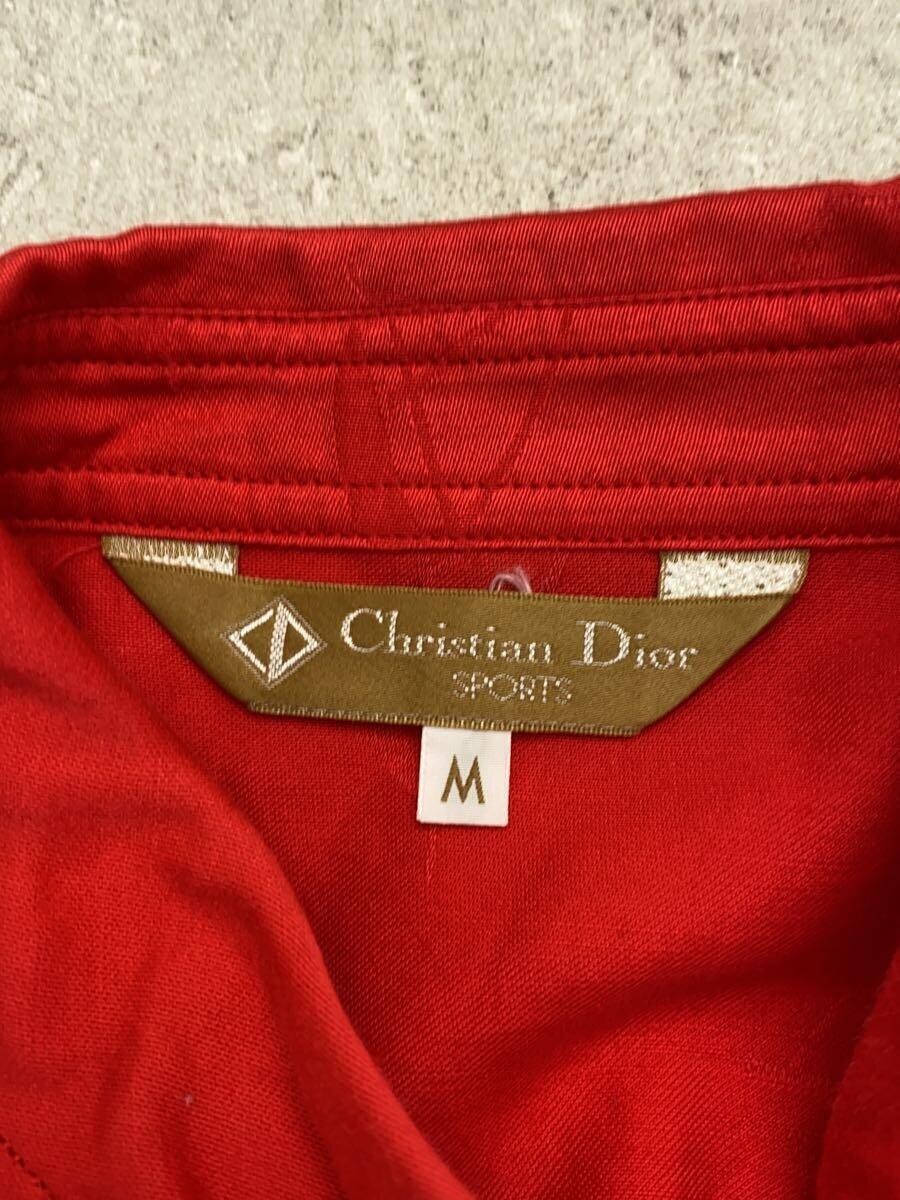Christian Dior SPORTS◆長袖シャツ/M/コットン/RED_画像3