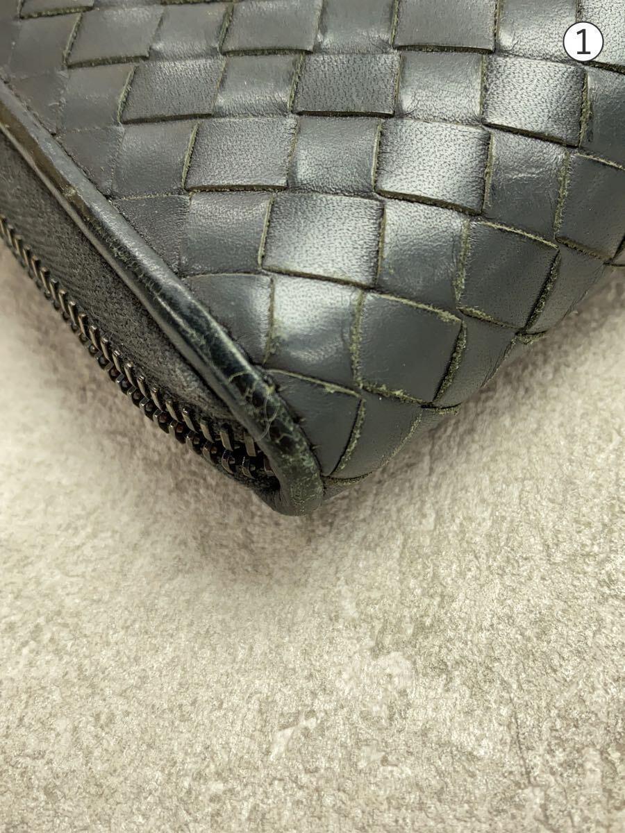 BOTTEGA VENETA◆長財布/-/BLK/無地/メンズ/B0234484481_画像8