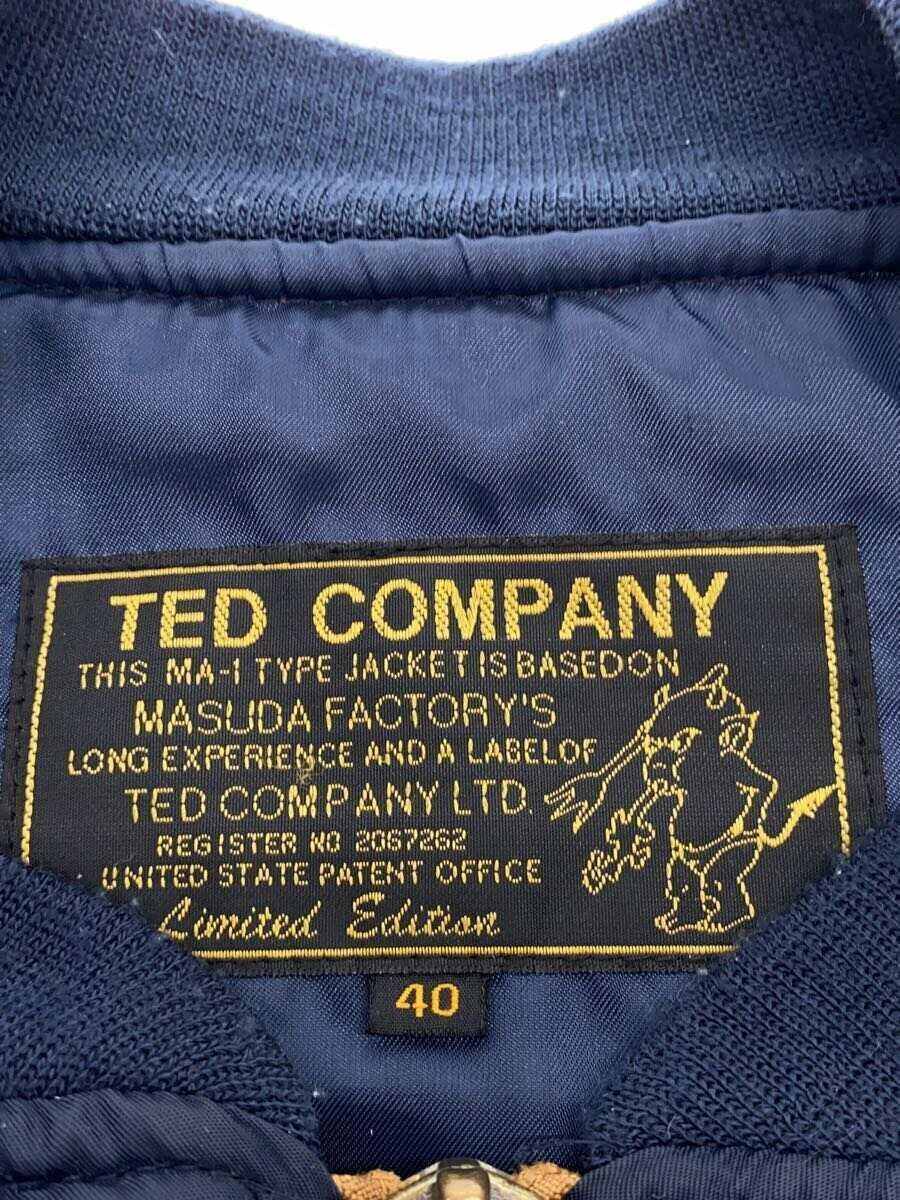 TED MAN(TED COMPANY)◆フライトジャケット/40/ナイロン/NVY/2067262_画像3
