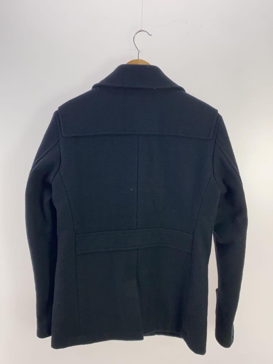 BURBERRY BLACK LABEL* pea coat /L/ wool / black / check /BMP34-330-09