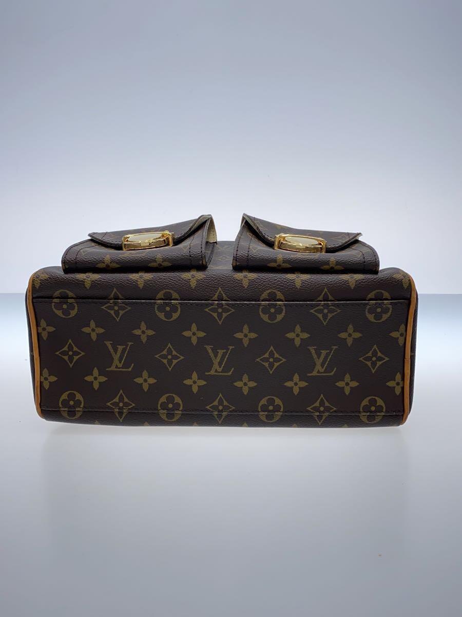 LOUIS VUITTON◆マンハッタンPM_モノグラム・キャンバス_BRW/PVC/BRW/総柄/M40026_画像4