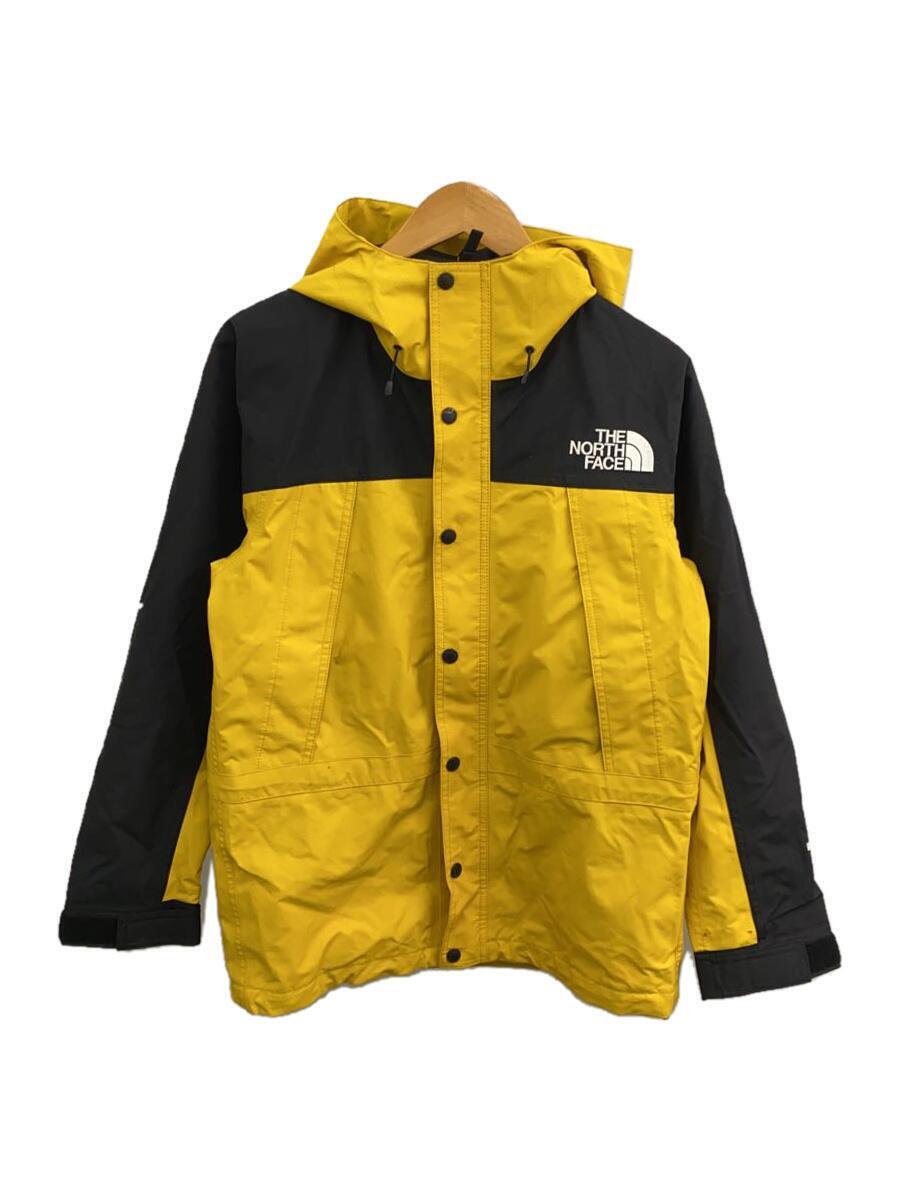 THE NORTH FACE◆MOUNTAIN LIGHT JACKET_マウンテンライトジャケット/S/ナイロン/YLW_画像1