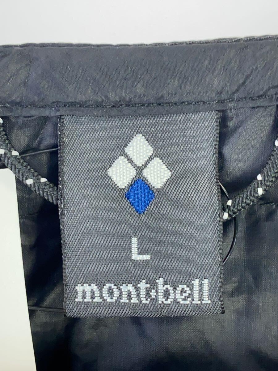 mont-bell◆ダウンジャケット/L/ナイロン/BLK/無地/1101503_画像3