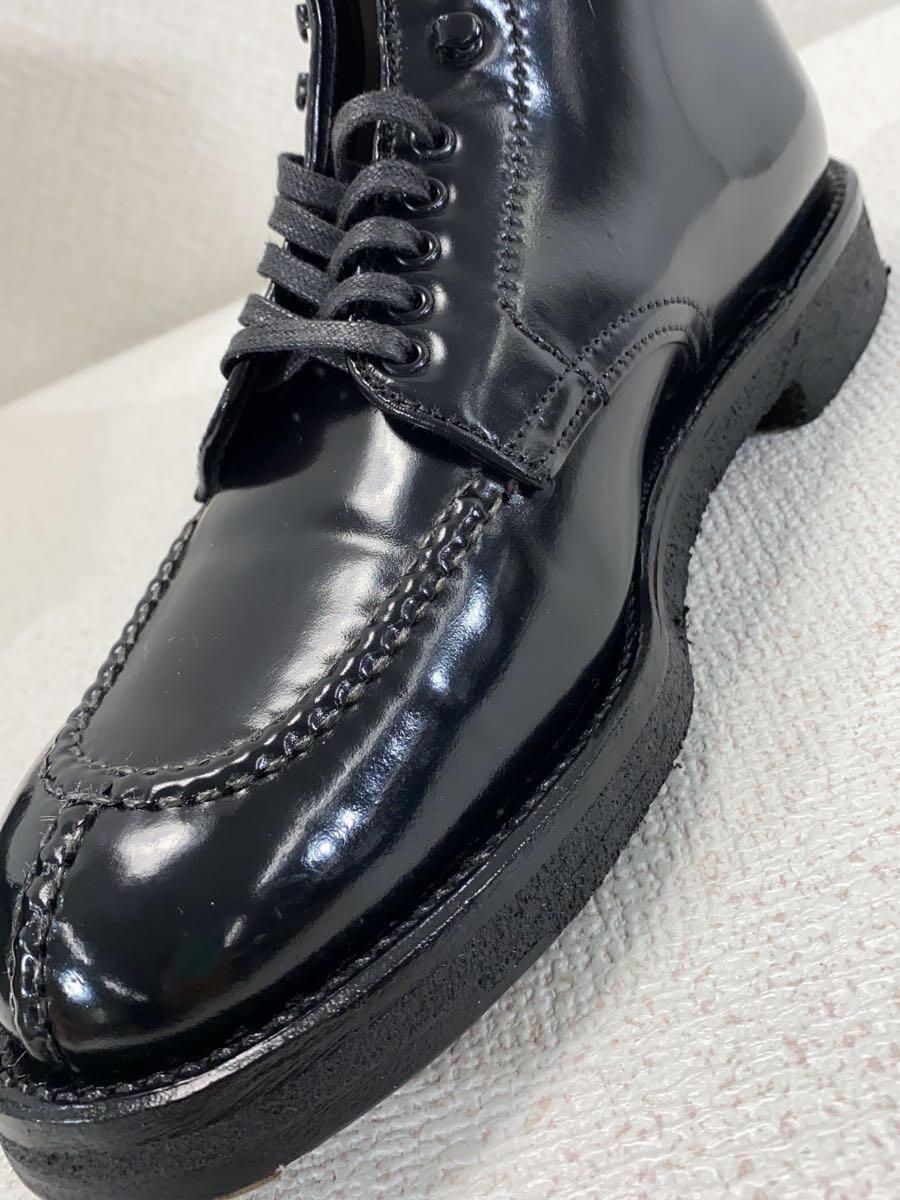 Alden◆レースアップブーツ/UK6.5/BLK/レザー/4545H_画像9