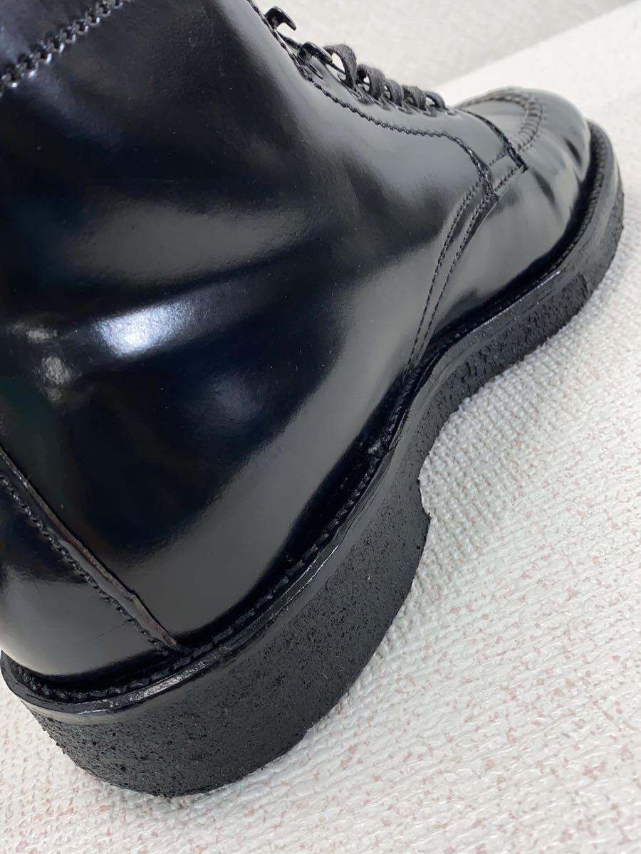 Alden◆レースアップブーツ/UK6.5/BLK/レザー/4545H_画像8