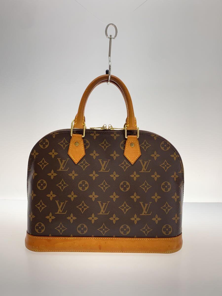 LOUIS VUITTON◆アルマPM_モノグラム・キャンバス_BRW/PVC/BRW_画像3