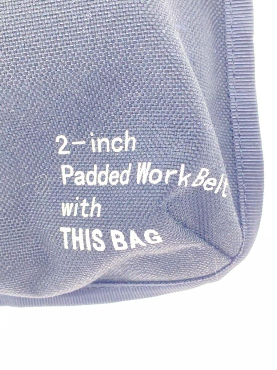 DIGAWEL◆2-inch padded work beit bag/ウエストバッグ/ナイロン/BLK/無地_画像5