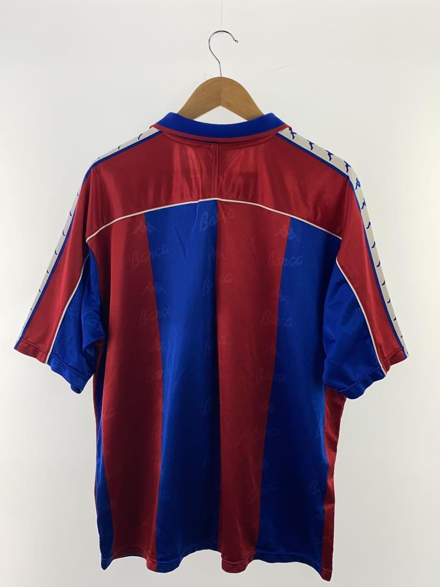 kappa◆Tシャツ/-/ポリエステル/BLU/ストライプ/90s/FCバルセロナ_画像2