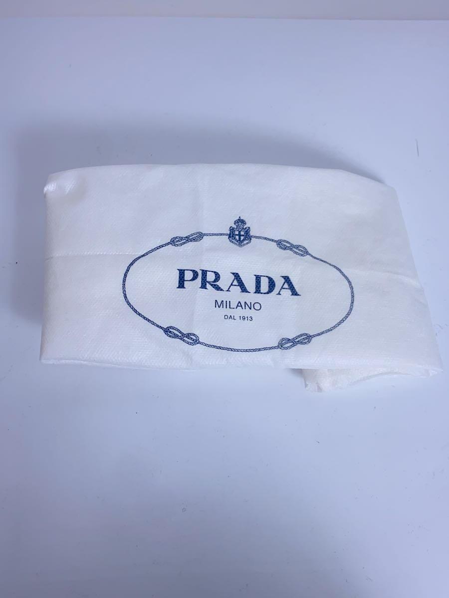 PRADA◆ショルダーバッグ/レザー/BLK/無地/1bd163_画像7