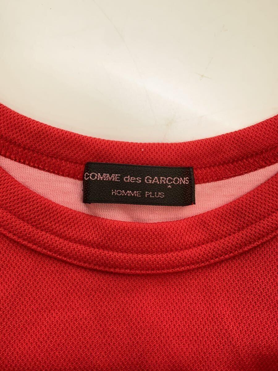 COMME des GARCONS HOMME PLUS◆Tシャツ/-/AD2002/コットン/RED/PI-T029//の画像3