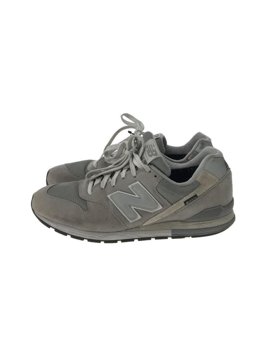 NEW BALANCE◆ローカットスニーカー/28cm/グレー/CM996XA2/内側毛玉/ヨゴレ有//_画像1