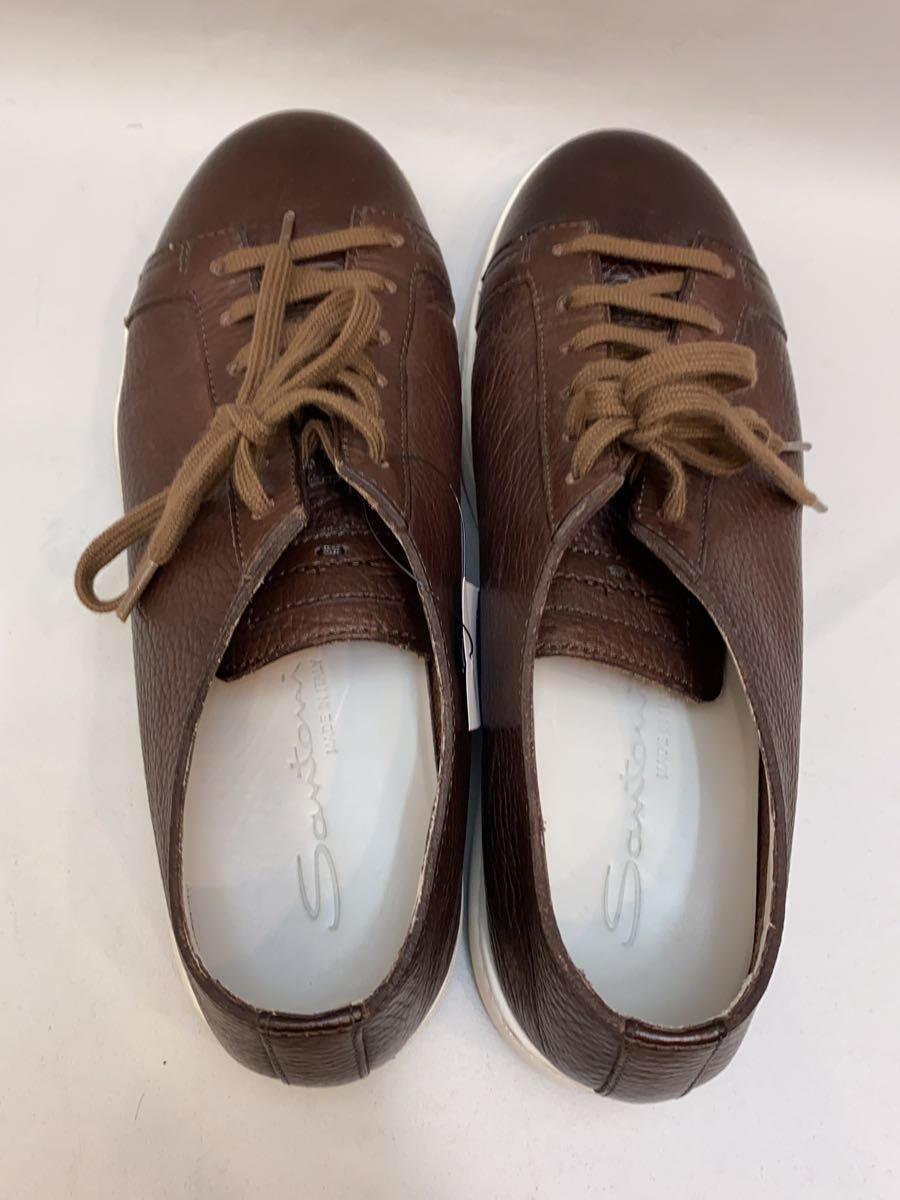 Santoni◆ローカットスニーカー/UK6.5/BRW//_画像3