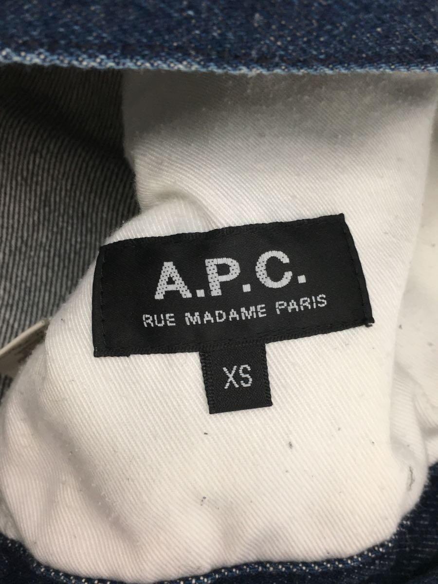 A.P.C.◆デニムジャケット/Gジャン/XS/コットン/インディゴ/ブルー/ネイビー/濃紺/無地//_画像3