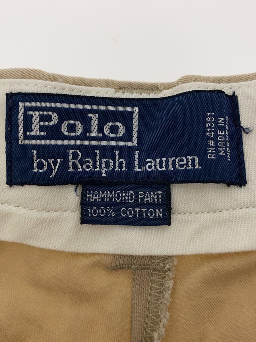 POLO RALPH LAUREN◆ボトム/34/コットン/BEG/2タックチノ//_画像4