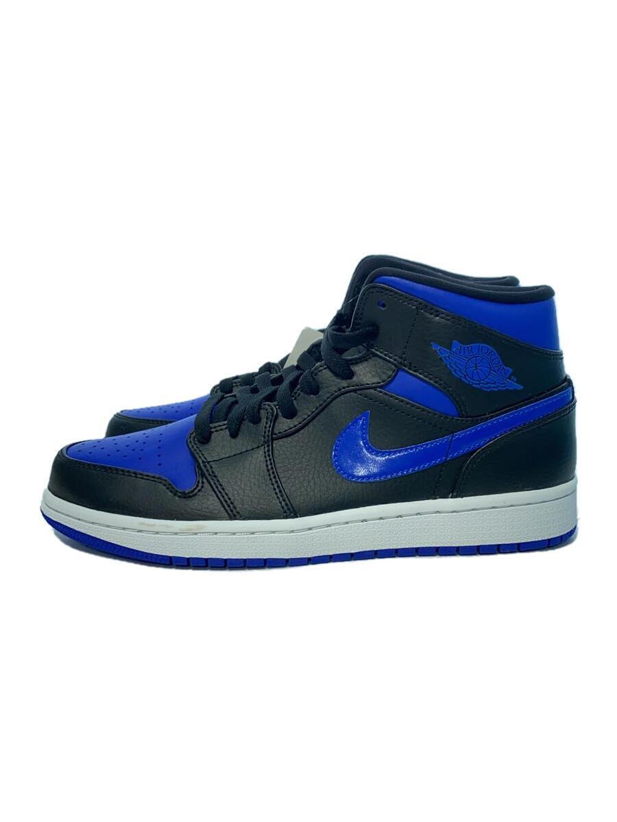 NIKE◆AIR JORDAN 1 MID/エアジョーダン 1 ミッド/ブラック/554724-068/26.5cm/BL_画像1