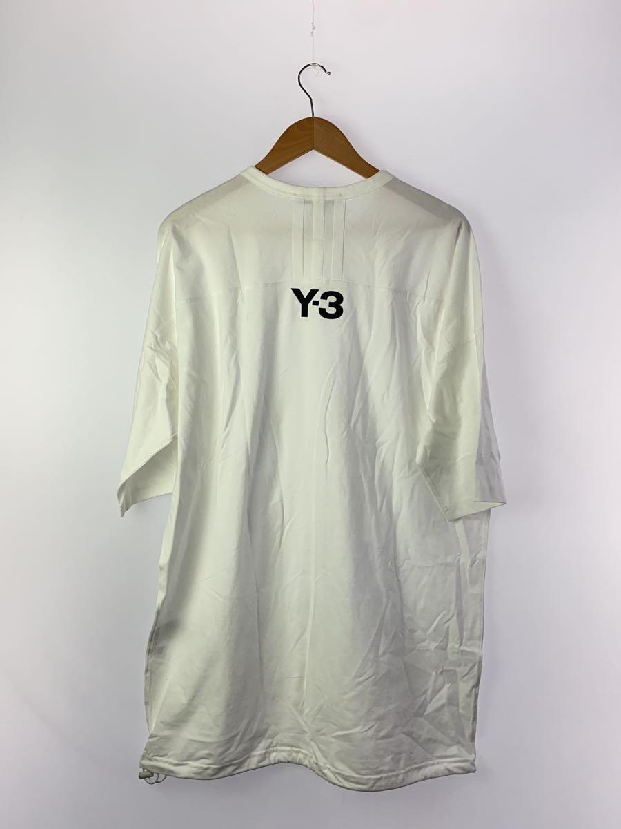 Y-3◆Tシャツ/S/コットン/WHT/HG6090_画像2