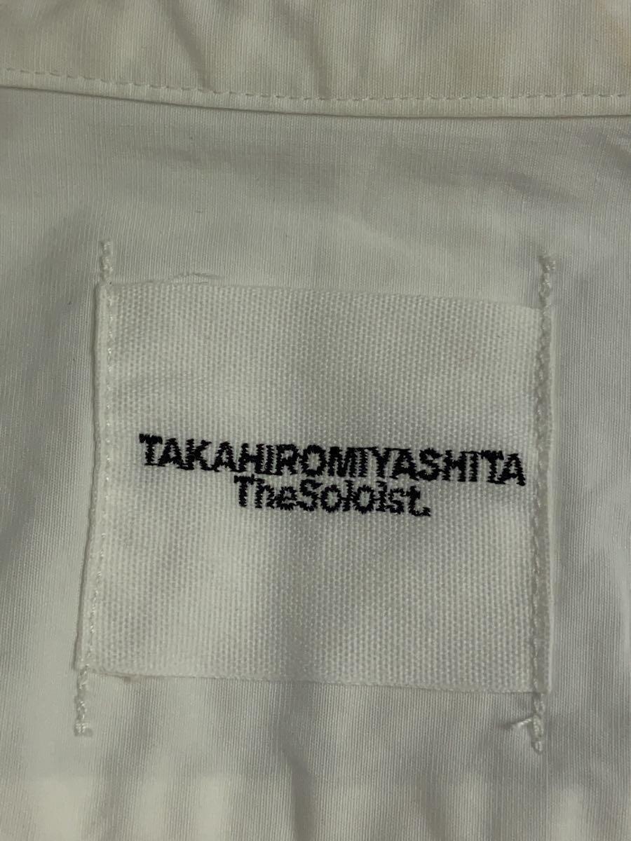 TAKAHIROMIYASHITA TheSoloist.◆20SS/band collar shirt/ドレスシャツ/長袖シャツ/50/コットン/ホワイト_画像3