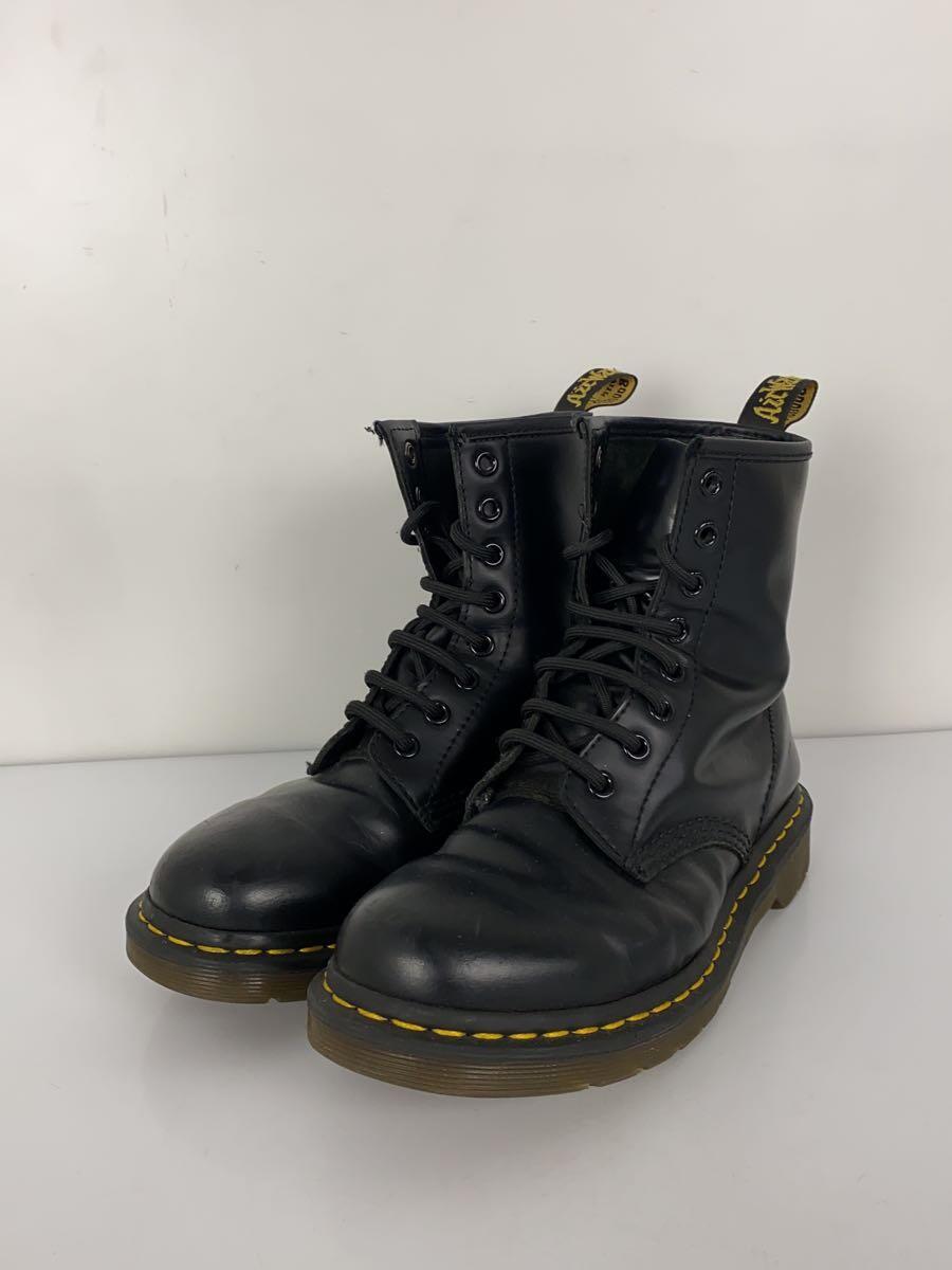 Dr.Martens◆1460/8ホールブーツ/レースアップブーツ/UK5/ブラック/レザー/1460W_画像2