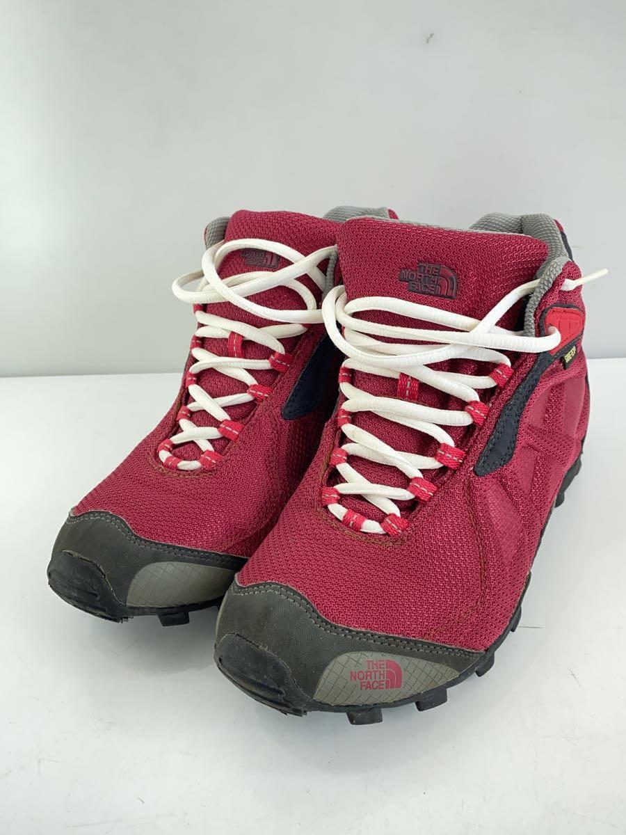 THE NORTH FACE◆トレッキングブーツ/26cm/RED/ゴアテックス_画像2