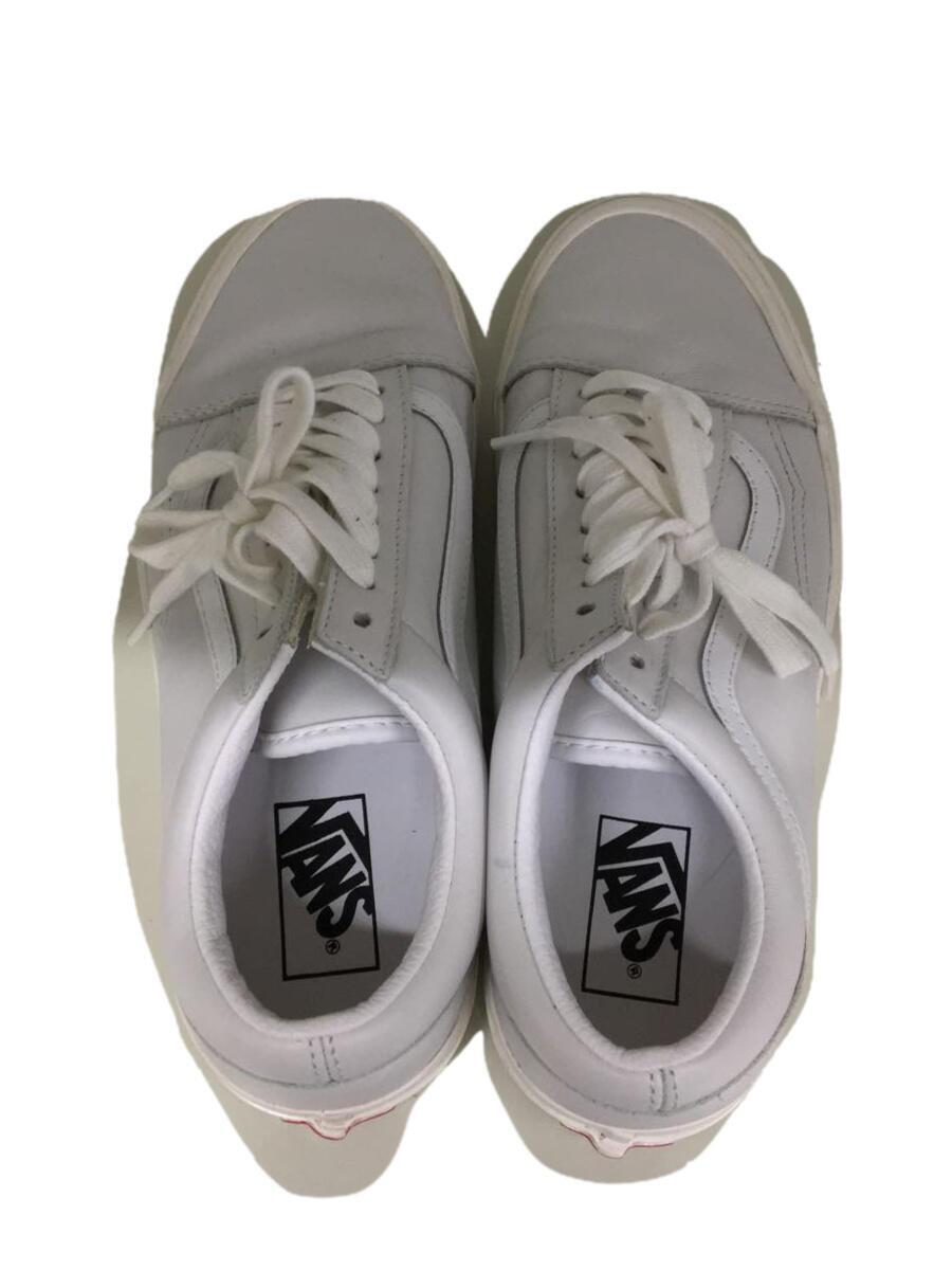 VANS◆ローカットスニーカー/26.5cm/WHT/レザー/500714//_画像3