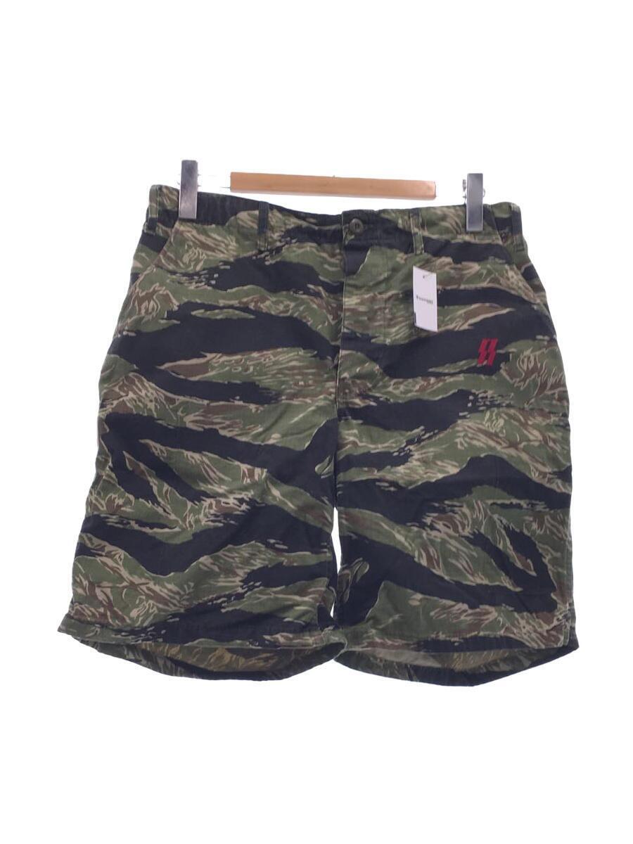 MILITARY◆TRU－SPEC/タイガーカモ/ショートパンツ/KHK/カモフラ//_画像1