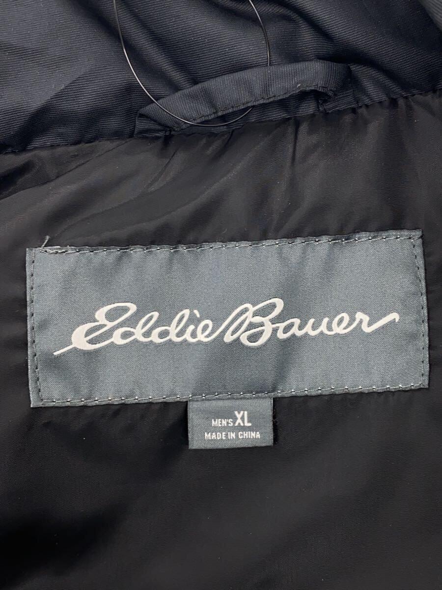 EDDIE BAUER◆ダウンジャケット/XL/ポリエステル/BLK/無地/019939_画像3