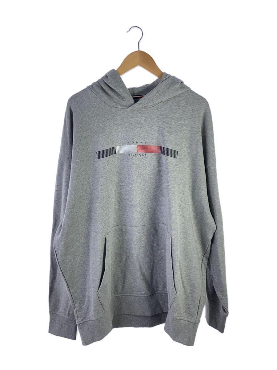 TOMMY HILFIGER◆パーカー/XL/-/GRY/78J9513_画像1